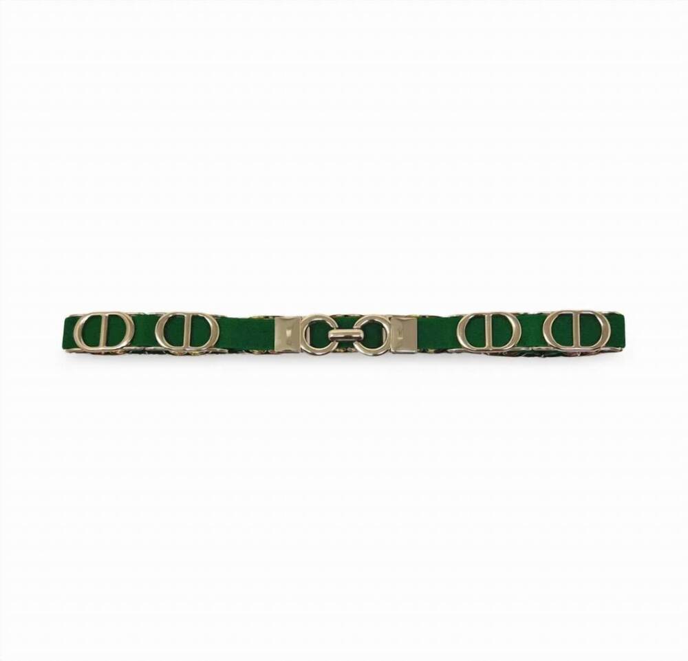 NEW GERMAN FUENTES women's cint stretch belt in green
